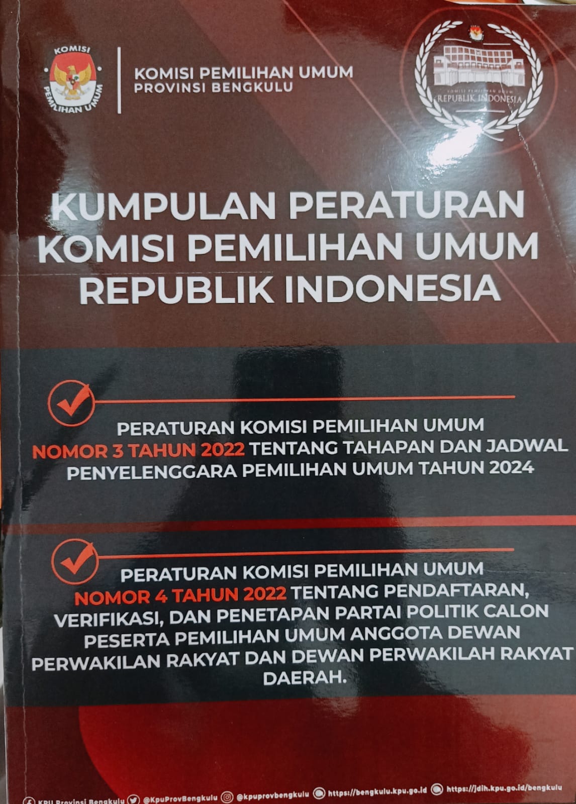 KUMPULAN PERATURAN KOMISI PEMILIHAN UMUM REPUBLIK INDONESIA
